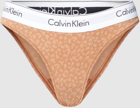 Calvin Klein Underwear String met dierenprint model 'MODERN COTTON'