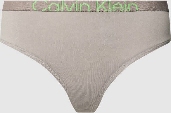 Calvin Klein Underwear String met elastische band met label model 'FUTURE SHIFT'