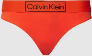 Calvin Klein Underwear String met labeldetails