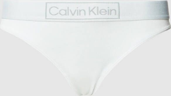 Calvin Klein Underwear String met labeldetails model 'Reimagined'