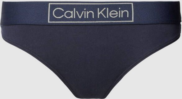 Calvin Klein Underwear String met labelstitching