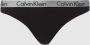 Calvin Klein Underwear String met logo in band in metallic look - Thumbnail 1