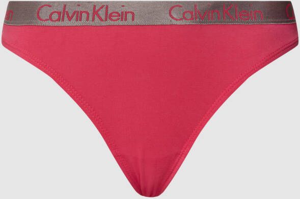 Calvin Klein Underwear String met logo in band model 'Radiant'