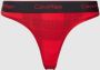 Calvin Klein Underwear String met ruitmotief model 'Thong' - Thumbnail 1