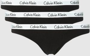 Calvin Klein String CAROUSEL met logoband (3 stuks Set van 3)