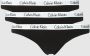Calvin Klein Zwart Katoen-Lycra Ondergoed voor Vrouwen Black Dames - Thumbnail 1