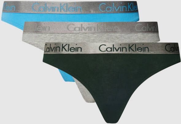Calvin Klein Underwear Strings in een set van 3 stuks model 'CAROUSEL PANTY TABLE'