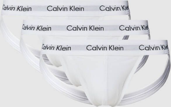 Calvin Klein Underwear Suspensoir met elastische logoband in een set van 3 stuks