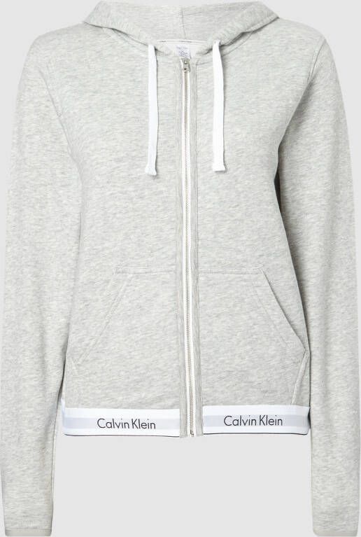 Calvin Klein Underwear Sweatjack met elastische zoom