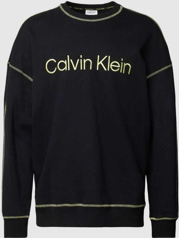 Calvin Klein Underwear Sweatshirt met contrastnaden model 'FUTURE'