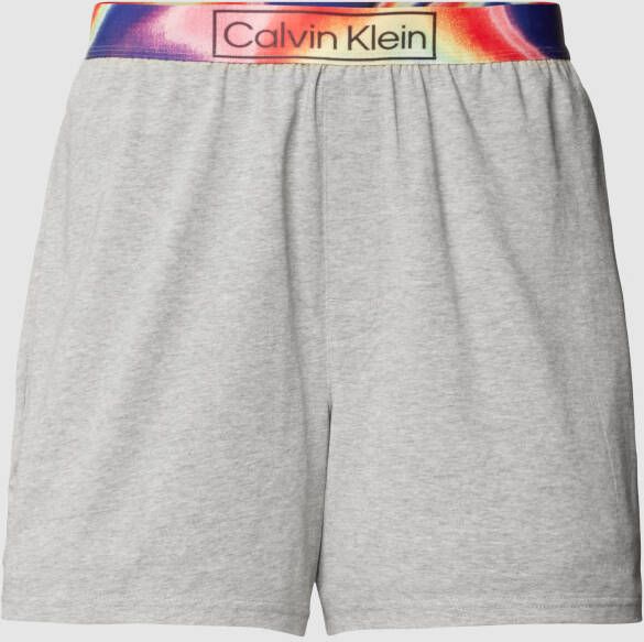 Calvin Klein Underwear Sweatshorts met logo in band