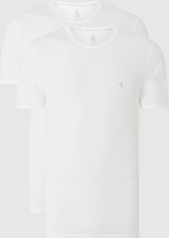 Calvin Klein Underwear T-shirt met stretch in set van 2 stuks