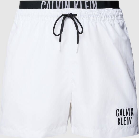 Calvin Klein Underwear Zwembroek met elastische band met logo