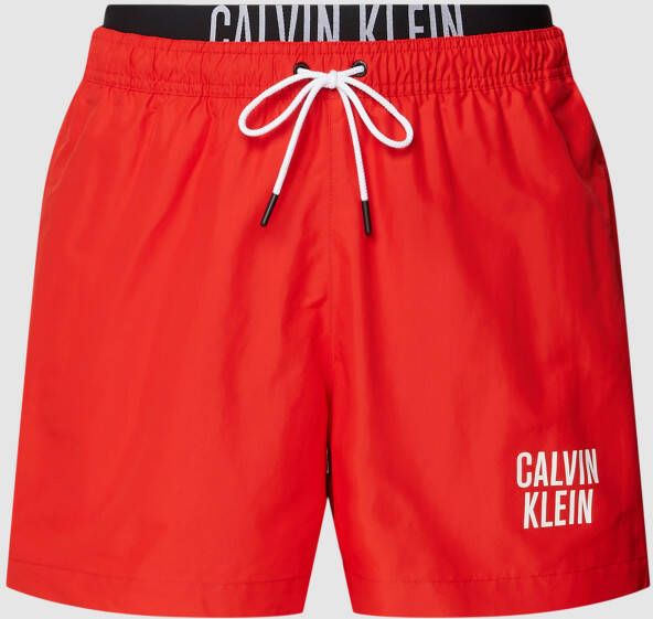 Calvin Klein Medium Double Waistband Zwemshort Heren