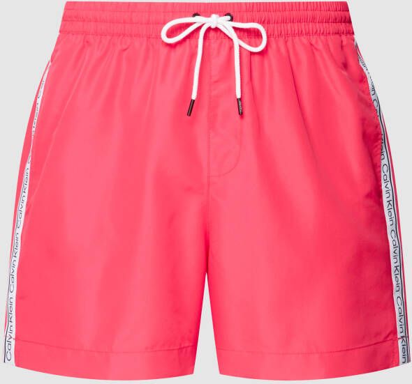 Calvin Klein Heren Zwembroek Roze Koordsluiting Pink Heren