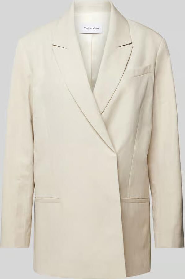 Calvin Klein Womenswear Blazer met paspelzak op de borst - Foto 2
