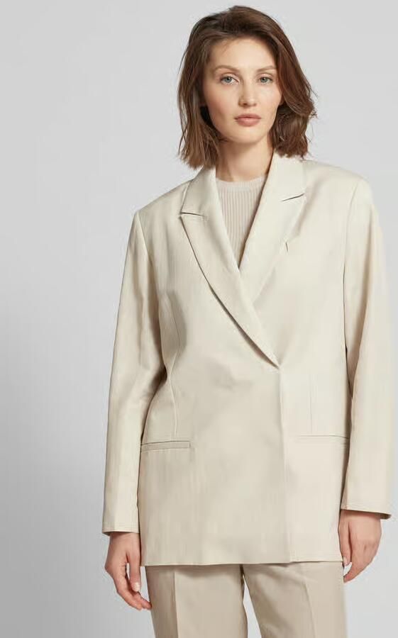 Calvin Klein Womenswear Blazer met paspelzak op de borst - Foto 3