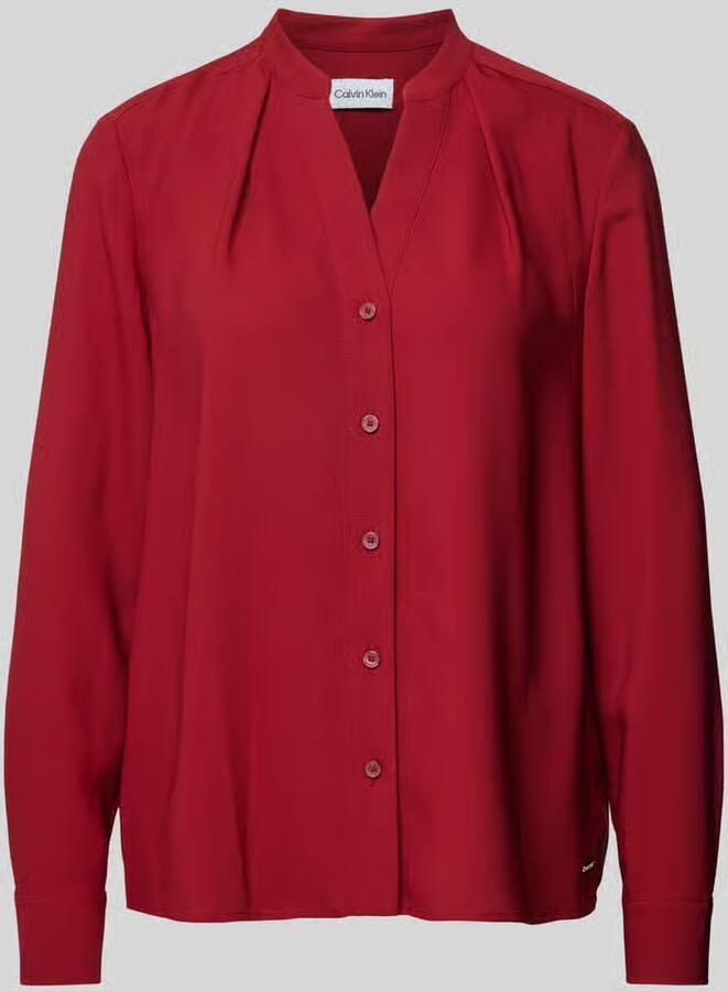 Calvin Klein Womenswear Blouse met doorknoopsluiting