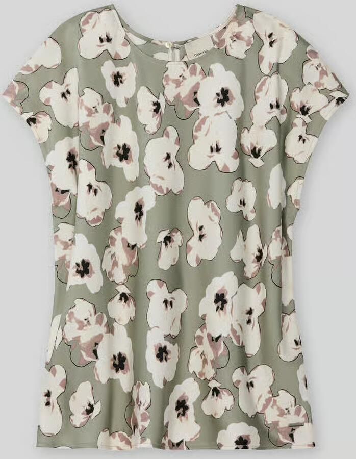 Calvin Klein Womenswear Blousetop met all-over motief - Foto 2