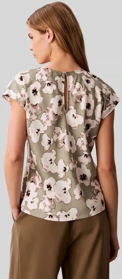 Calvin Klein Womenswear Blousetop met all-over motief - Foto 2