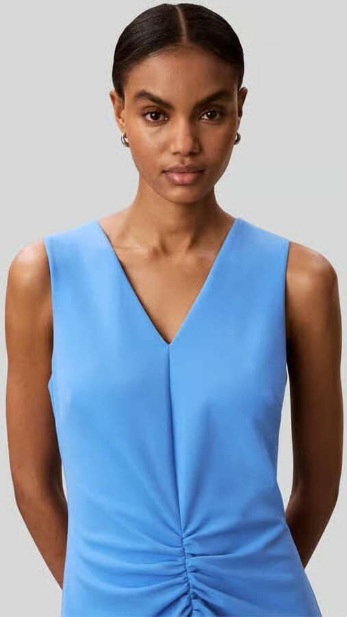 Calvin Klein Womenswear Businessjurk met plooien in de taille