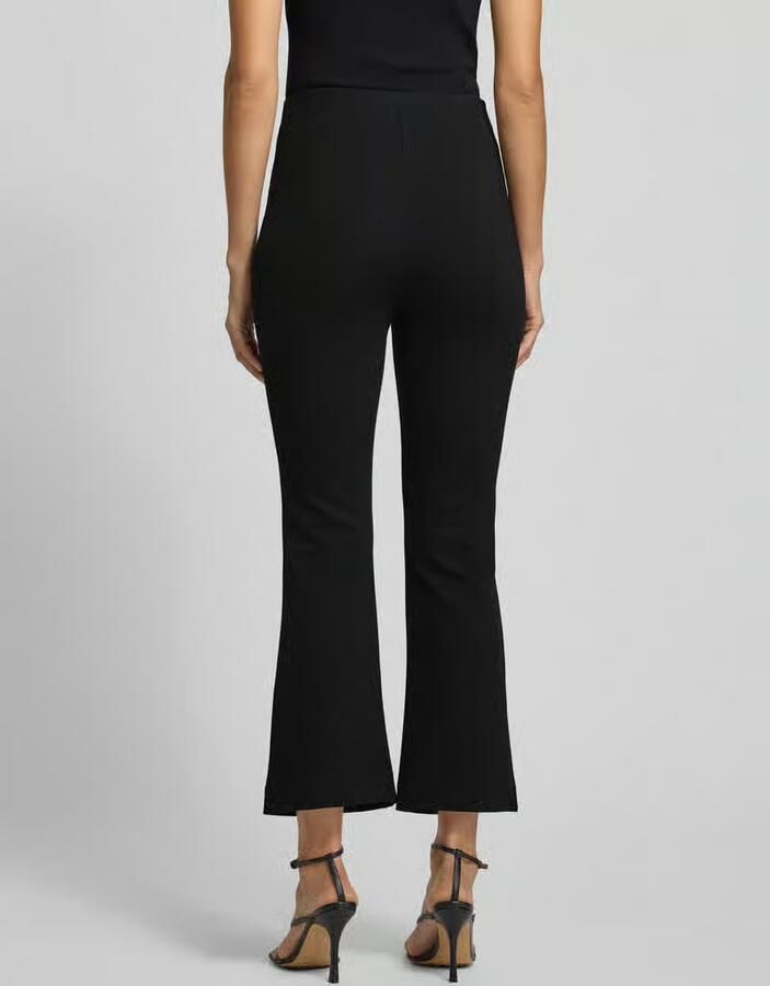 Calvin Klein Womenswear Flared cut broek model 'PONTE PINTUCK'