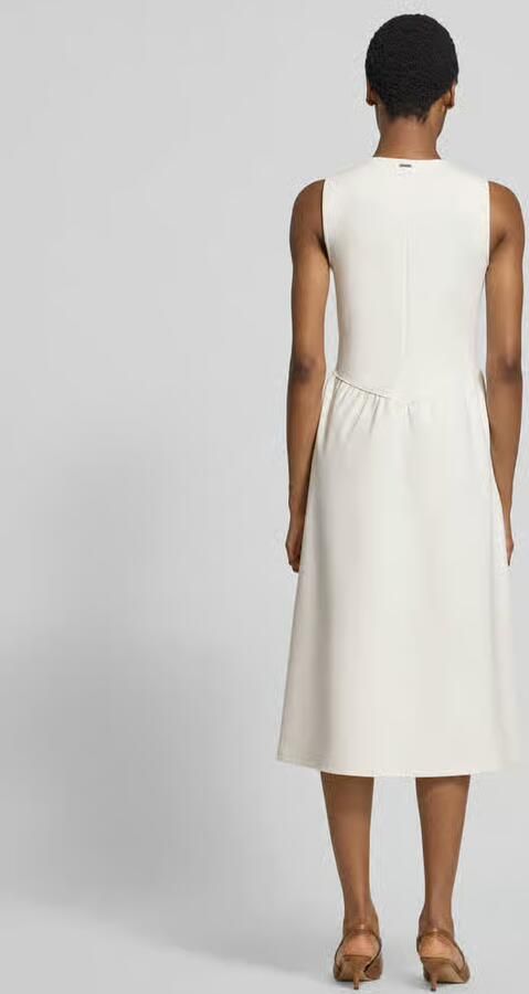 Calvin Klein Womenswear Getailleerde vrijetijdsjurk met lichte plooien