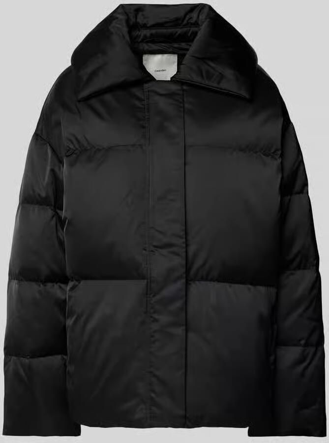 Calvin Klein Womenswear Gewatteerd jack met labeldetail