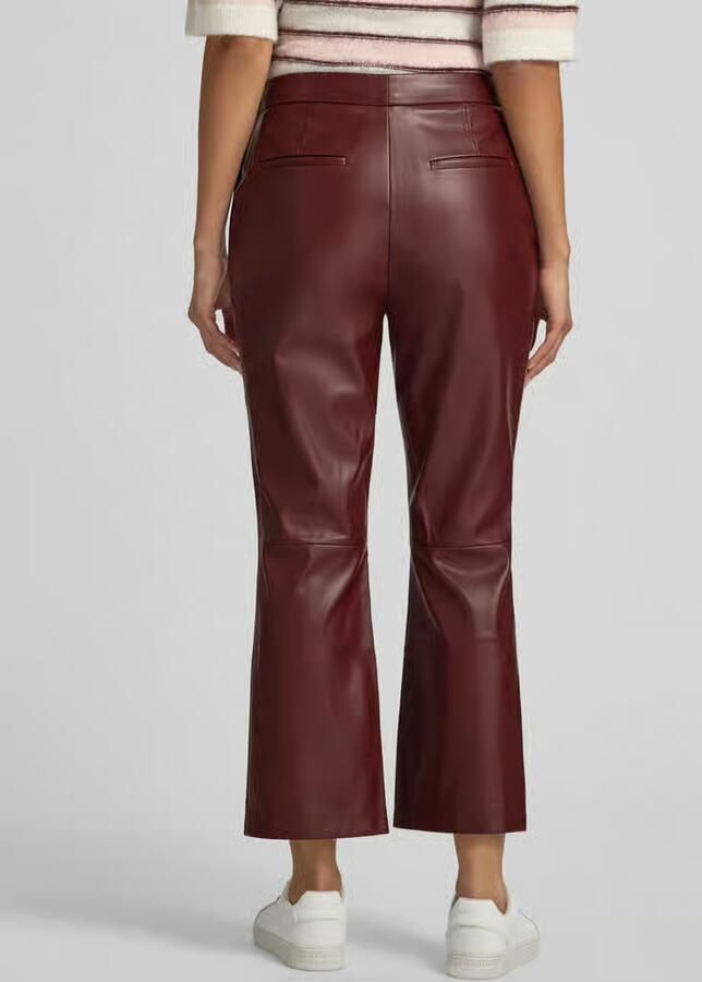 Calvin Klein Womenswear Kunstleren broek met zijwaartse steekzakken - Foto 2