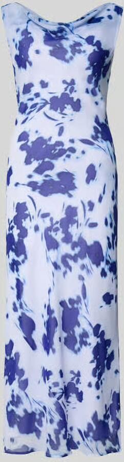 Calvin Klein Womenswear Midi-jurk van chiffon met cascadehals