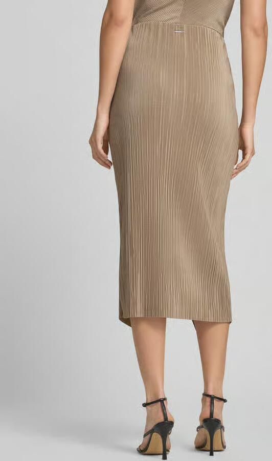 Calvin Klein Womenswear Nauwsluitende midi-rok met labelapplicatie