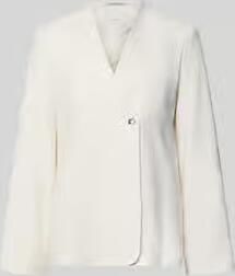 Calvin Klein Womenswear regular fit blazer met structuurpatroon - Foto 3