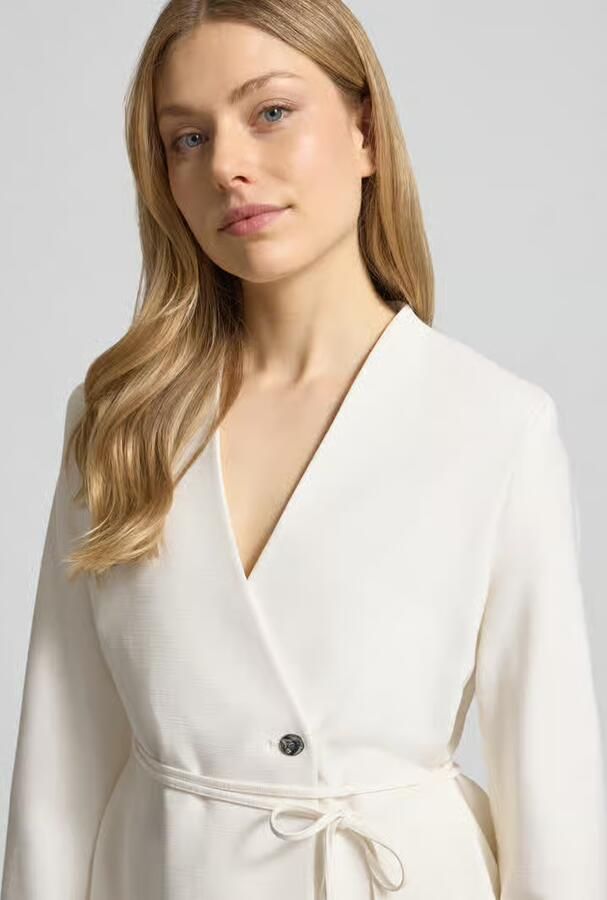 Calvin Klein Womenswear regular fit blazer met structuurpatroon - Foto 3