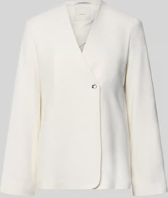 Calvin Klein Womenswear regular fit blazer met structuurpatroon - Foto 4