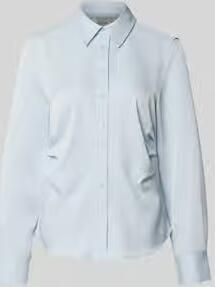 Calvin Klein Womenswear Regular fit blouse met lange mouwen met overhemdkraag
