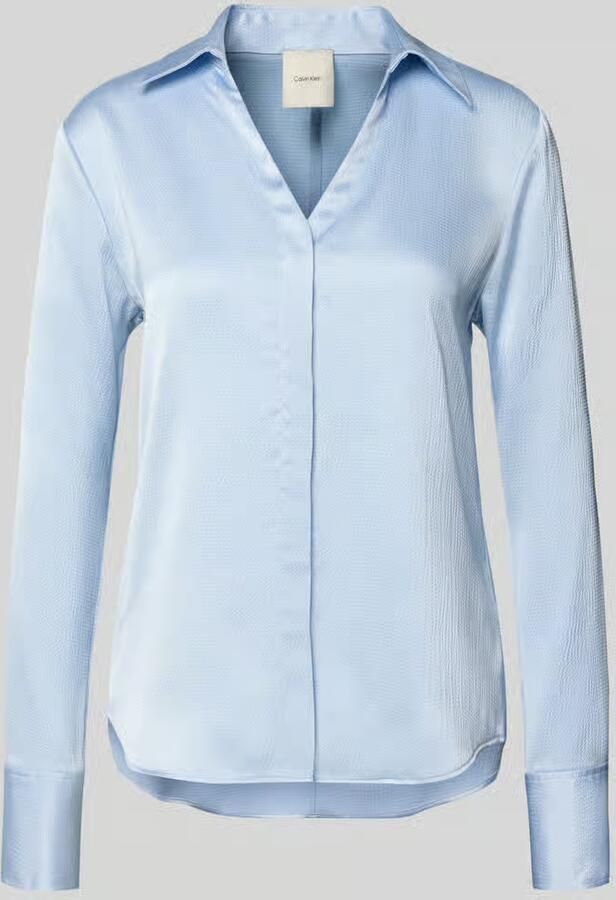 Calvin Klein Womenswear regular fit blouse met V-hals - Foto 2