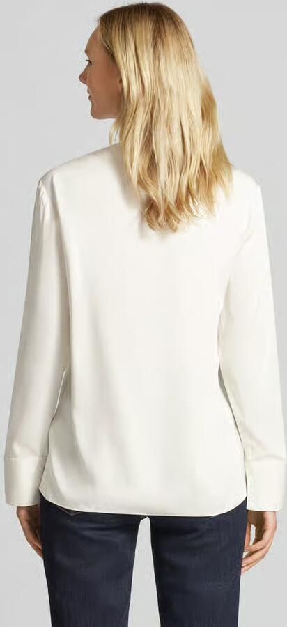 Calvin Klein Splitmanchetten Viscose Blouse White Dames - Foto 2