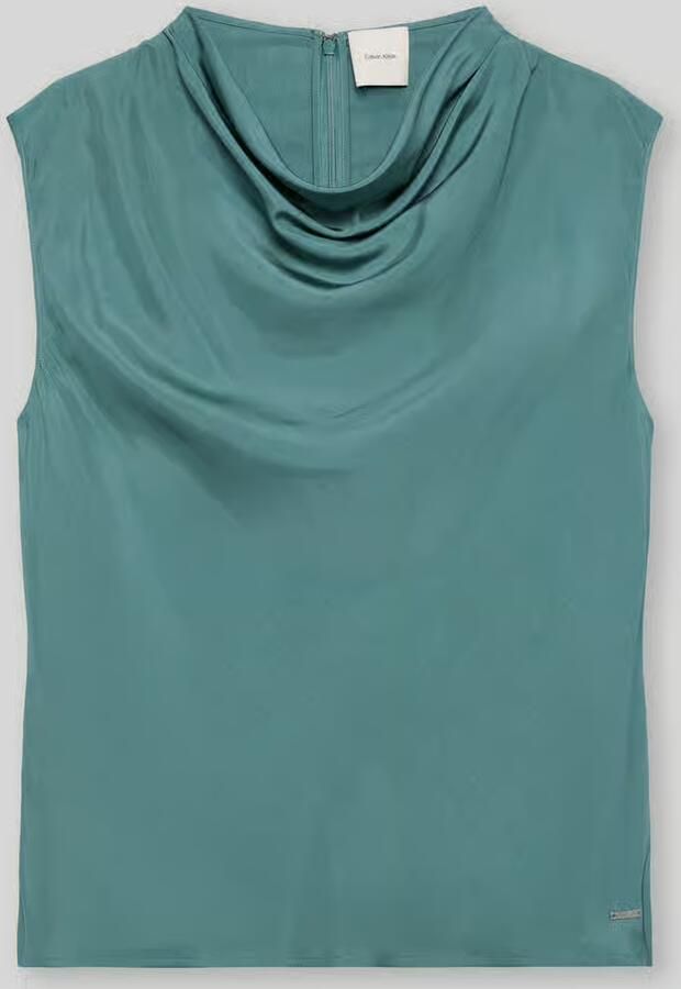 Calvin Klein Womenswear regular fit blousetop van viscose - Foto 2