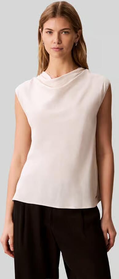 Calvin Klein Womenswear regular fit blousetop van viscose - Foto 3