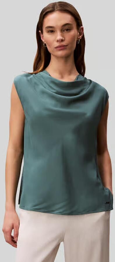 Calvin Klein Womenswear regular fit blousetop van viscose - Foto 3