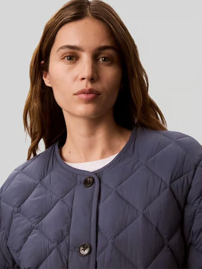 Calvin Klein Womenswear regular fit gewatteerd jack met steekzakken
