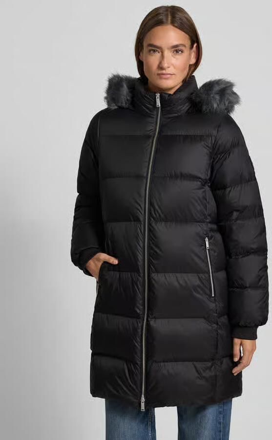 Calvin Klein Womenswear Regular fit gewatteerde lange jas met tweewegritssluiting - Foto 2