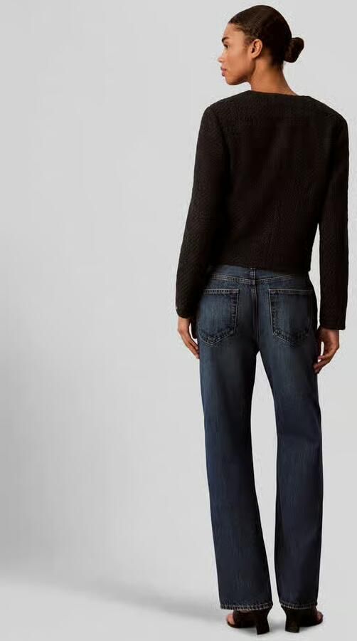 Calvin Klein Womenswear Regular fit korte blazer met wol - Foto 2