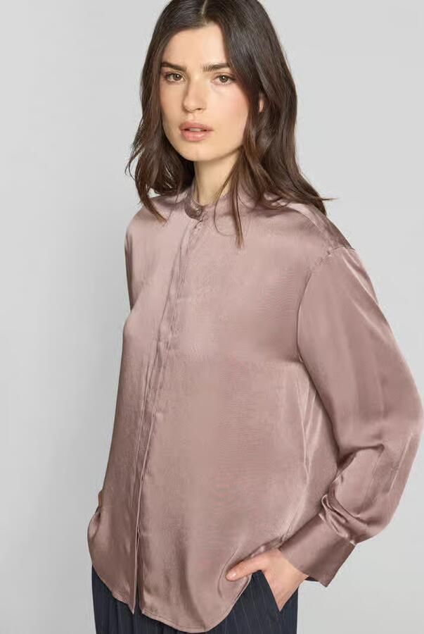 Calvin Klein Womenswear Relaxed fit blouse met opstaande kraag