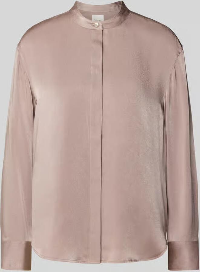 Calvin Klein Womenswear Relaxed fit blouse met opstaande kraag - Foto 2
