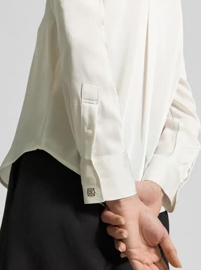 Calvin Klein Womenswear Relaxed fit blouse met opstaande kraag