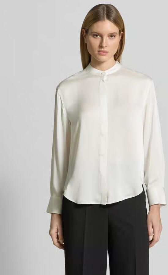 Calvin Klein Womenswear Relaxed fit blouse met opstaande kraag - Foto 2