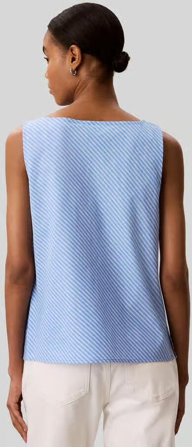 Calvin Klein Womenswear Relaxed fit blousetop van puur katoen - Foto 3