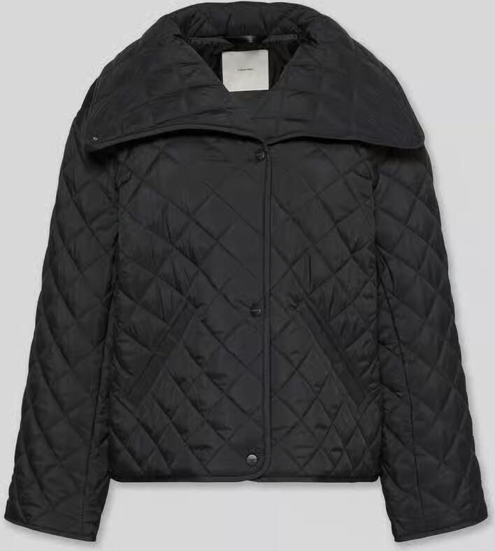 Calvin Klein Womenswear relaxed fit gewatteerd jack met zij-splitten