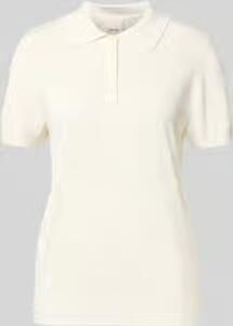 Calvin Klein Womenswear slim fit poloshirt van pure viscose
